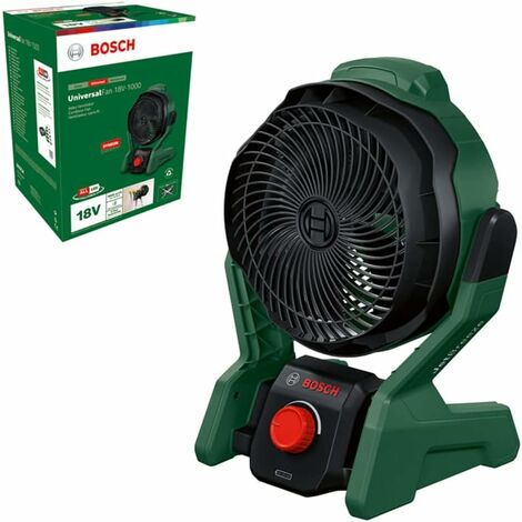 Bosch Akku Ventilator UniversalFan 18V-100 (ohne Akku, 18 Volt System, Luftvolumenstrom: 1000 m³/h)