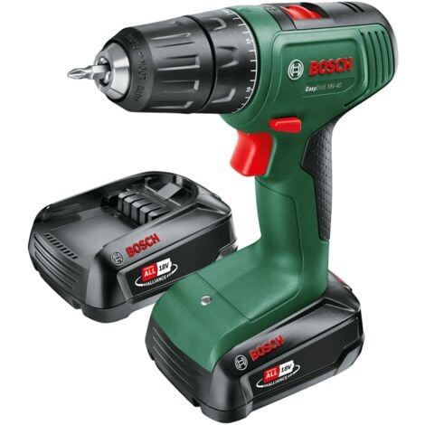 Bosch Akkuschrauber EasyDrill 18V-40 (2 Akku, 18 Volt System, SchraubØ in Holz 30 mm)