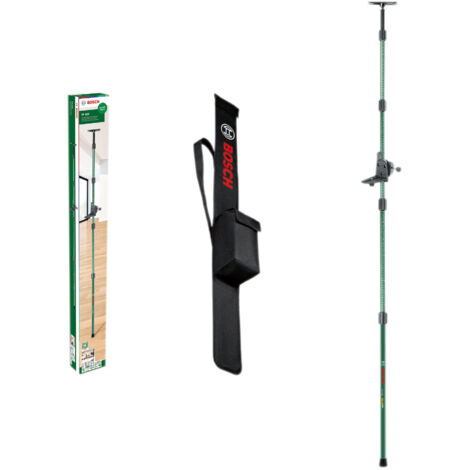 Bosch Teleskopstange TP 320 (höhenverstellbar von 106-320 cm zur schnellen und flexiblen Positionierung von Kreuzlinienlasern, im Karton)