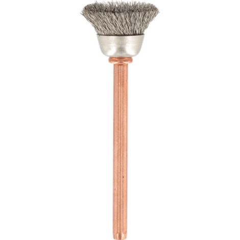 Dremel 531 Edelstahlbürste Zubehörsatz (für Multifunktionswerkzeug mit 2 Edelstahlbürsten Durchmesser 13mm zum Reinigen und Polieren von korrosionsfestem Material wie Silber und Edelstahl oder Gold)