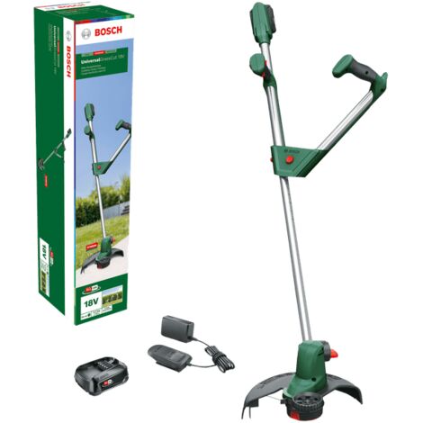 Bosch Akku Rasentrimmer UniversalGrassCut 18V-260 (2 Akku, 18 Volt System, Schnittkreisdurchmesser: 26 cm)