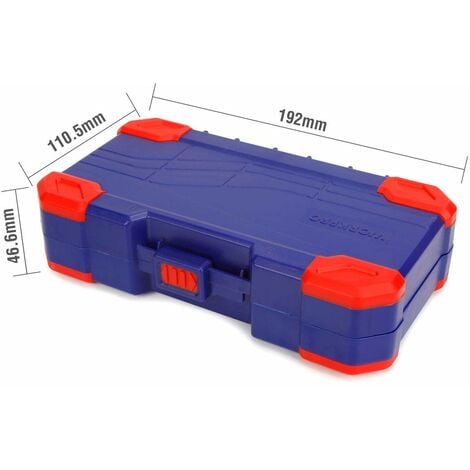 WORKPRO Forets à Béton SDS-Plus 8 Pièces, Forets Professionnels avec Trépan en Carbure, Boîte de Rangement pour Perçage sur Béton, Brique, Pièrre, Ciment