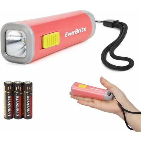 Keychain Light Lot De 2 Mini Lampes De Poche LED Porte Clés Rechargeable Piles AAA Rechargeables