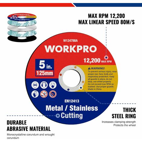 25 Disques De Tronçonnage 115x1,6x22mm Pour Métal Et Acier Inox - Compatible Fuxtec FX-E1WS20