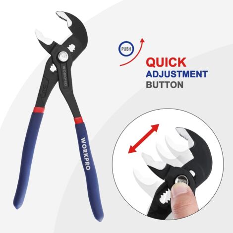 Pince Multiprise 150 Mm BOOMET - Robuste, Réglable, Pour Robinetterie Et Tuyaux - Idéale Bricolage Et Pro - 11