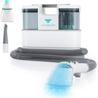 Nettoyeur de tapis portable 24V – Moteur brushless 12000 Pa – Double réservoir 1500 ml – Brosse haute densité pour nettoyage en profondeur – Haushof