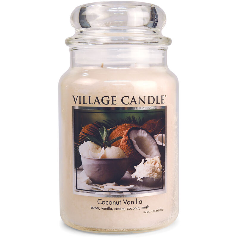 Village Candle Dome 602g Coconut Vanilla