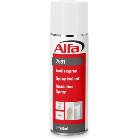 6x Isolierspray Weiß 500 Ml - Hochdeckendes Grundierspray Gegen Flecken