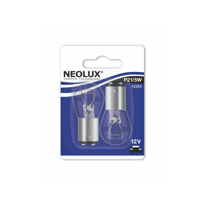 NEOLUX Standard Bulbs - P21/5W 12V 21/5W (380) BAY15d - N380-02B