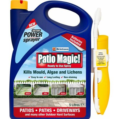 Patio Magic Patio Cleaner Ready To Use Spray 5L - 100049