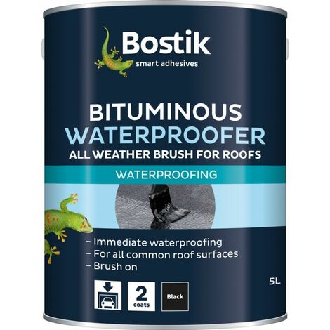 Bostik Brushable Waterproofer For Roofs 5L - 30811924