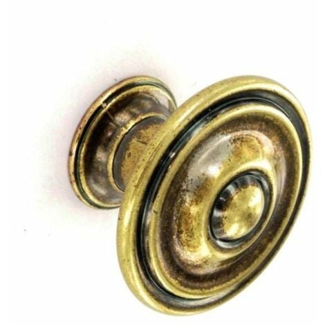 Securit Antique Cupboard Knobs (2) AN 35mm - S3561