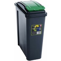 Wham Recycling Bin 25Ltr Green - 12412