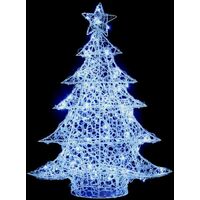 Premier 1m Acrylic Christmas Tree 120 White LEDs - LV191185W