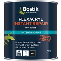 Bostik Flexacryl Instant Waterproof Compound 1kg Black - 30811960