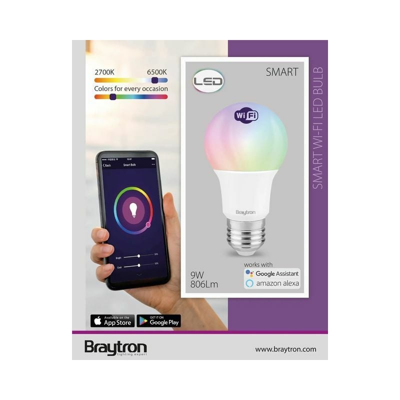 Bombilla Inteligente Eglo Connect G95 13.5W LED RGB+TW E27