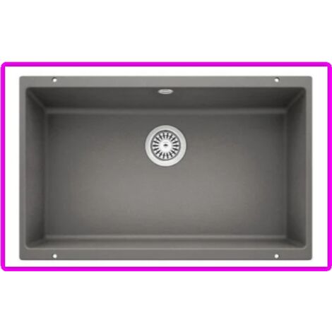 Evier ROTAN 700-U Sous plan Alumétallique Puradur BLANCO 521345 Blanco (1/6)