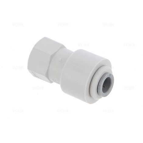 Raccord 7/16 a visser raccord rapide tuyau 1/4 frigo US AFAU047/16C Universel (1/5)