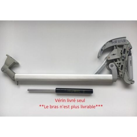 Vérin à gaz pour meuble 200N HUWIL200N – Compatible cuisines Nobilia et Noblessa – Installation facile sur bras articulé