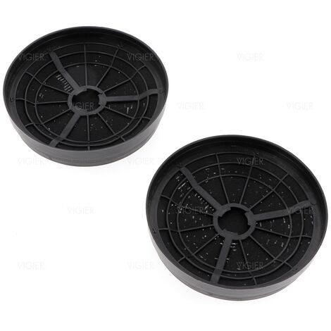 Lot de 2 filtres à charbon pour hotte – 49037930 – Largeur 175 mm, épaisseur 35 mm – Compatible Rosieres et Candy - CF110