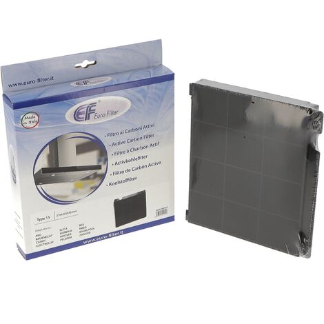 Filtre a charbon hotte type 15 TV008A 225X210X30MM (MOD 15) FKS333-2 Electrolux