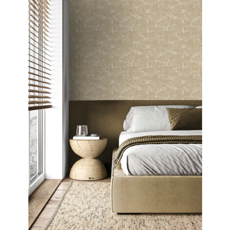 papier peint zèbres beige  - Origin Wallcoverings