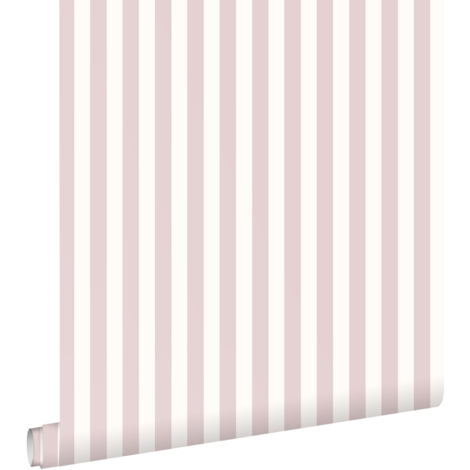 papier peint à rayures violet clair et blanc - ESTAhome (1/5)
