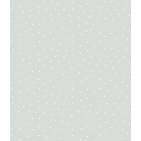 papier peint à motif de petits points vert grisé  - Sanders & Sanders (1/2)