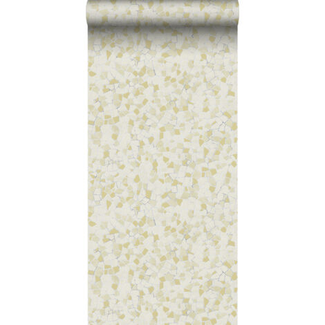 papier peint carreaux de ciment jaune - Sanders & Sanders (1/5)
