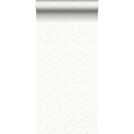 papier peint petites étoiles blanc et or - Sanders & Sanders (1/5)