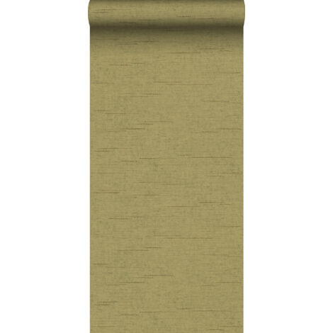papier peint structure tissée vert mousse - Sanders & Sanders (1/5)