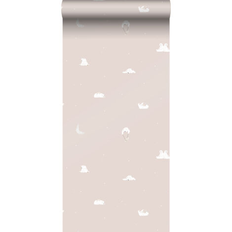 papier peint petits ours rose terracotta  - Sanders & Sanders (1/5)