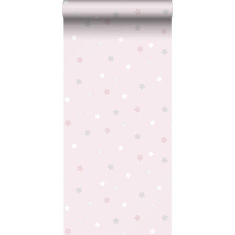 papier peint petites étoiles rose clair - Sanders & Sanders (1/5)
