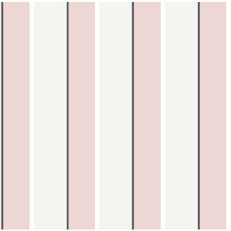 papier peint à rayures rose  - Sanders & Sanders (1/2)