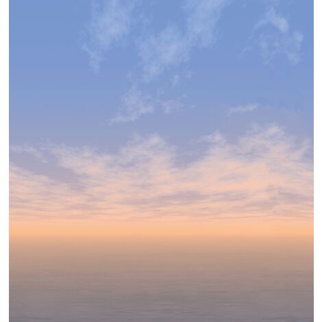 papier peint panoramique nuages bleu, blanc et gris - Livingwalls (1/4)