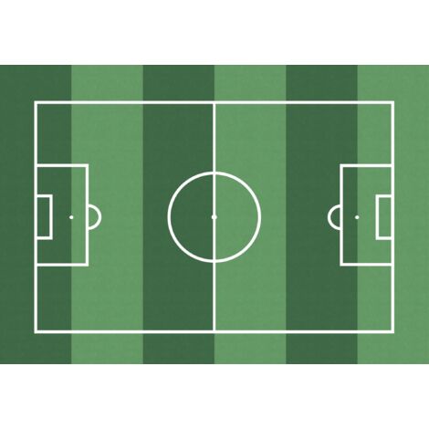 papier peint panoramique terrain de football vert  - ESTAhome (1/5)