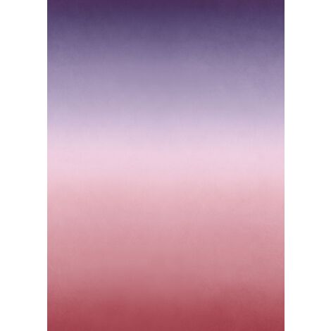 papier peint panoramique gradient de couleur dip-dye à hauteur de chambre violet et rose  - ESTAhome (1/5)