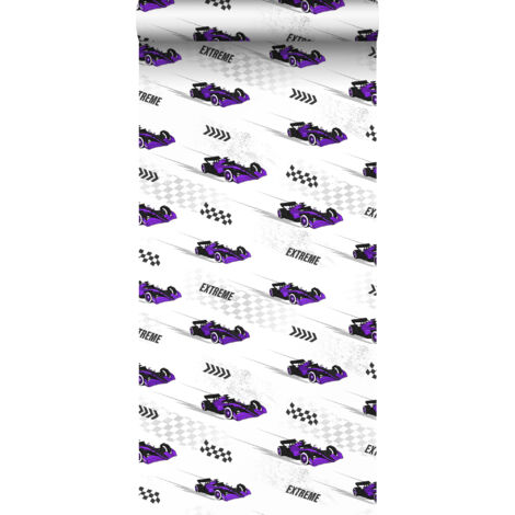 papier peint voitures de course violet - Sanders & Sanders (1/5)