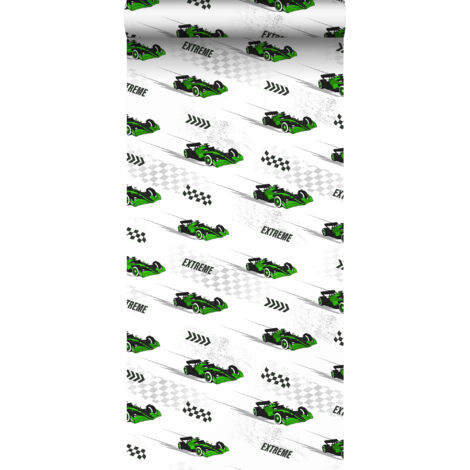 papier peint voitures de course vert  - Sanders & Sanders (1/3)