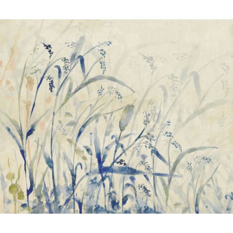 papier peint panoramique nature beige et bleu - Komar (1/3)