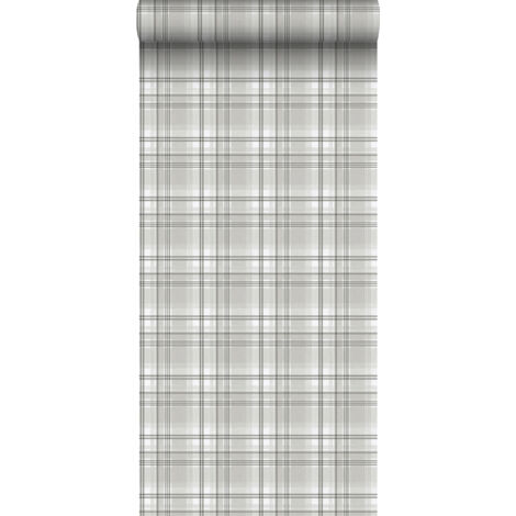 papier peint vichy gris foncé  - Sanders & Sanders (1/4)