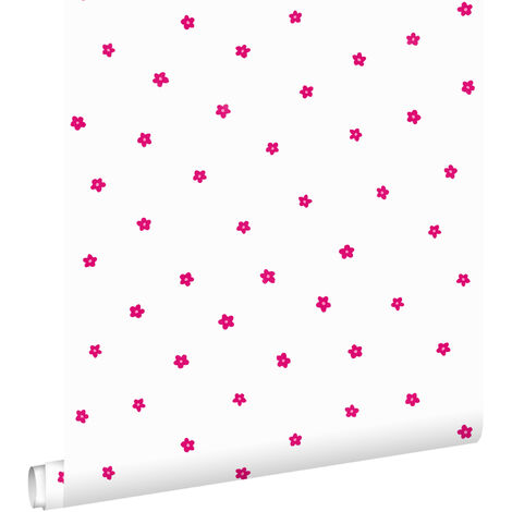 papier peint fleurs rose  - ESTAhome (1/5)