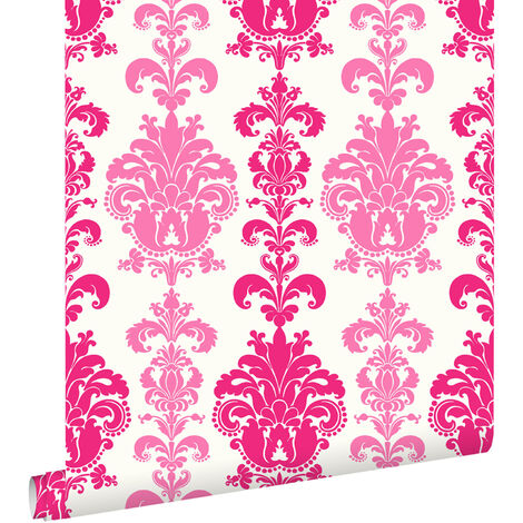 papier peint baroque rose  - ESTAhome (1/5)