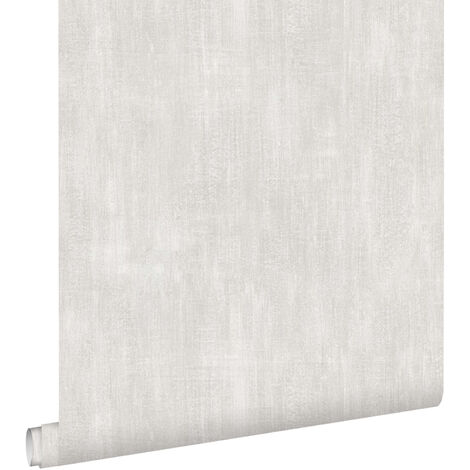 papier peint uni à effet pictural gris clair - ESTAhome (1/5)