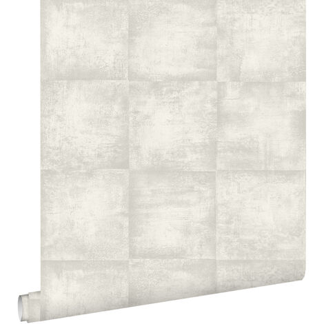 papier peint effet béton gris clair - ESTAhome (1/5)