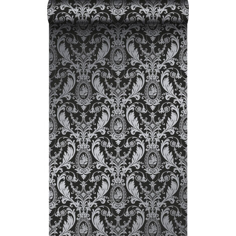 papier peint ornement noir - Origin Wallcoverings (1/5)