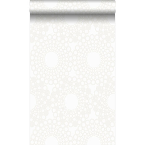papier peint forme graphique blanc  - Origin Wallcoverings (1/5)