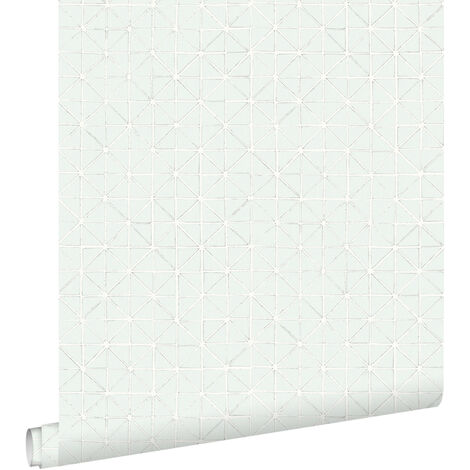 papier peint formes géométriques vert clair - ESTAhome (1/5)