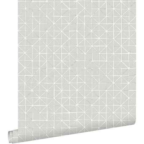 papier peint formes géométriques taupe  - ESTAhome (1/5)