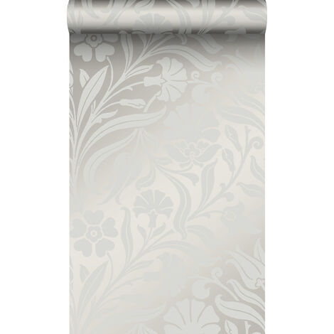 papier peint fleurs gris - Origin Wallcoverings (1/5)